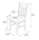 Powell® Turino 5-Piece Beige/Smokey White Dining Set-2