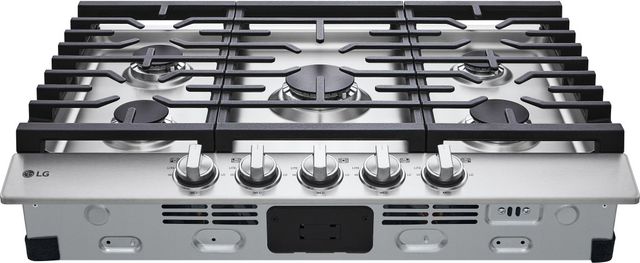 LG 30" Stainless Steel Gas Cooktop-2