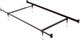 W.Silver Products Deluxe Queen/King Hook-On Standard Bed Frame with Headboard and Footboard Brackets-0