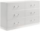 New Classic® Home Furnishings Europa White Dresser-0