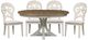 Liberty Furniture Farmhouse Reimagined 5-Piece Antique White/Chestnut Pedestal Dining Set-0