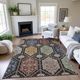 Dalyn™ Rug Company Silk Road SR7 Black 5'x8' Area Rug-4