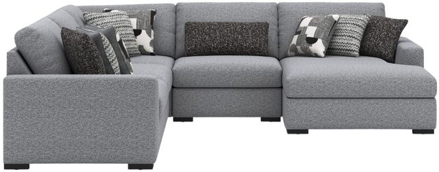Benchcraft® Bealton 5-Piece Pepper/Salt Right-Arm Facing Sectional and Chaise-1