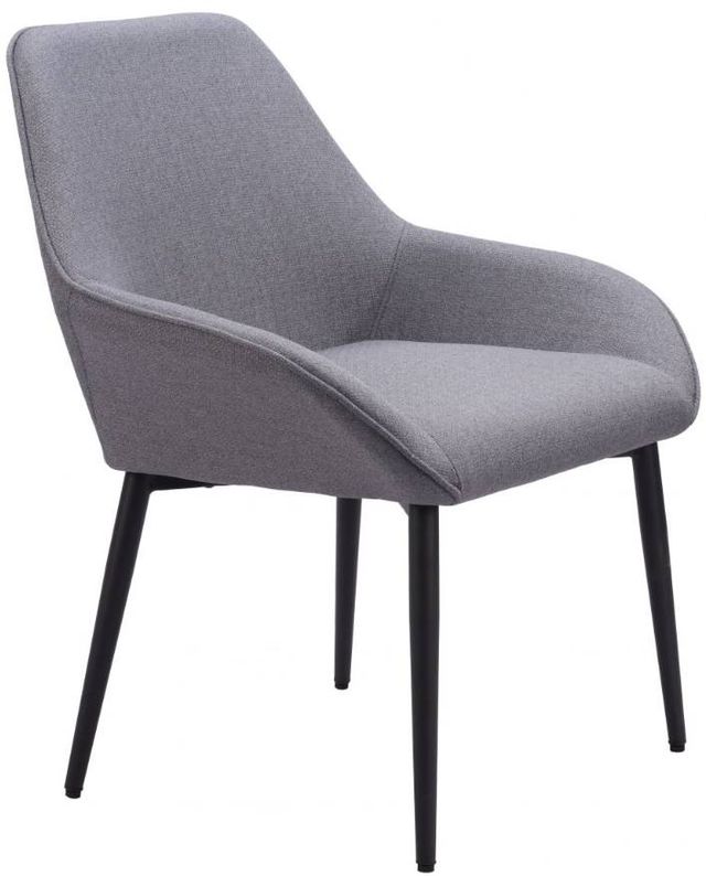 Zuo® Modern Vila Gray Dining Side Chair-0