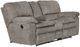 Catnapper® Reyes Graphite Power Reclining Lay Flat Console Loveseat with Storage and Cupholders-0