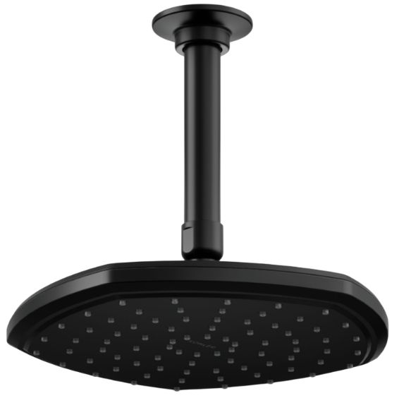 KOHLER® Occasion® Matte Black 2.5 GPM 8" Single-Function Rainhead-0