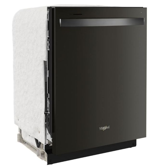 Whirlpool® 24" Fingerprint Resistant Black Stainless Built In Dishwasher-3