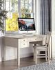 Jofran Inc. Rustic Shores Watch Hill Brown Gray Desk Chair-1