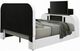ACME Furniture Shelyn White Queen Bed with LED TV Cabinet Fireplace and Bluetooth-4