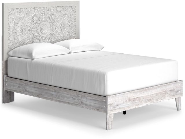 Signature Design by Ashley® Paxberry Whitewash Queen Panel Platform Bed-0