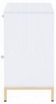 ACME Furniture Ottey White High Gloss/Gold Office Cabinet-4