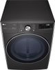 LG Black Stainless Steel Front Load Laundry Pair-5
