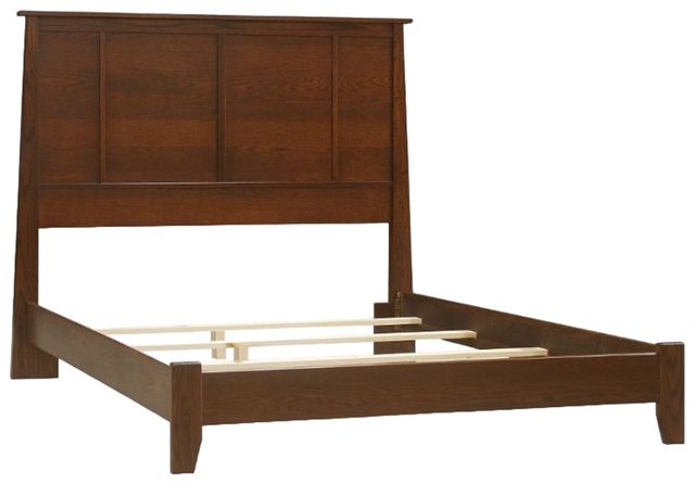 Wolfcraft Furniture Unity Brown King Arched Low Profile Panel Bed-0