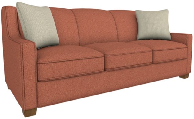 Best® Home Furnishings Customizable Marinette Queen Memory Foam Sofa Sleeper with Dark Walnut Legs-0