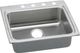 Elkay Lustertone® Classic Lustrous Satin 25" x 22" x 5" 3-Hole Single Bowl Drop-In ADA Sink-0