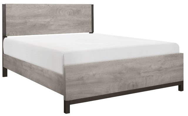 Homelegance® Zephyr Gray Eastern King Panel Bed-0
