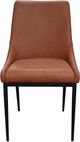 Corcoran Importation Zen 2-Piece Brown Leather Chairs Set-1