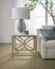 Hooker® Furniture Surfrider Gray Square End Table with Driftwood Base-1