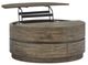 Magnussen Home® Baisden Tobacco Cocktail Table with Caster -0
