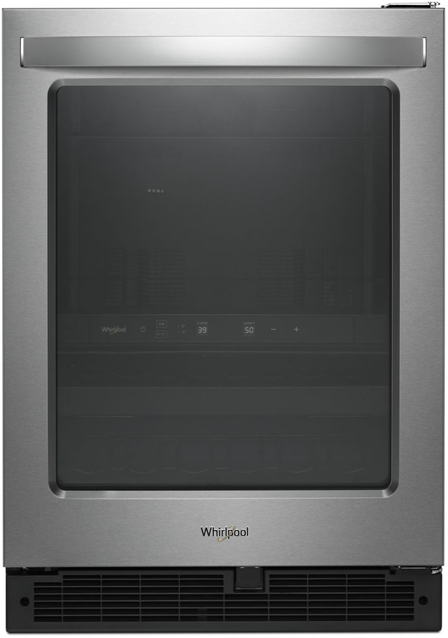 Whirlpool® 5.2 Cu. Ft. Fingerprint Resistant Stainless Steel Wine Cooler