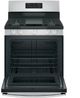 GE® 30" Black/Stainless Steel Freestanding Gas Range-1