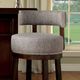 Furniture of America® Lynsey 2-Piece Dark Oak/Light Gray Bar Stool Set-2