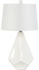 Surya Enigma White Table Lamp-0