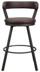 Homelegance® Appert Brown/Dark Gray Swivel Pub Height Chair-2
