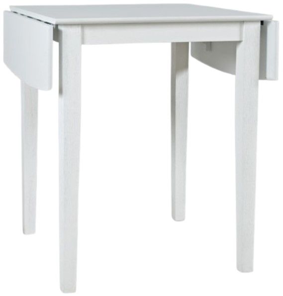 Jofran Inc. Eastern Tides 3-Piece ET Brushed White Dining Set-2