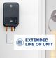 GE® Diamond Gray Tankless Electric Water Heater-5