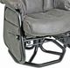 Fauteuil inclinable pivotant à glissière manuel de PEL International PEL - Gris-1