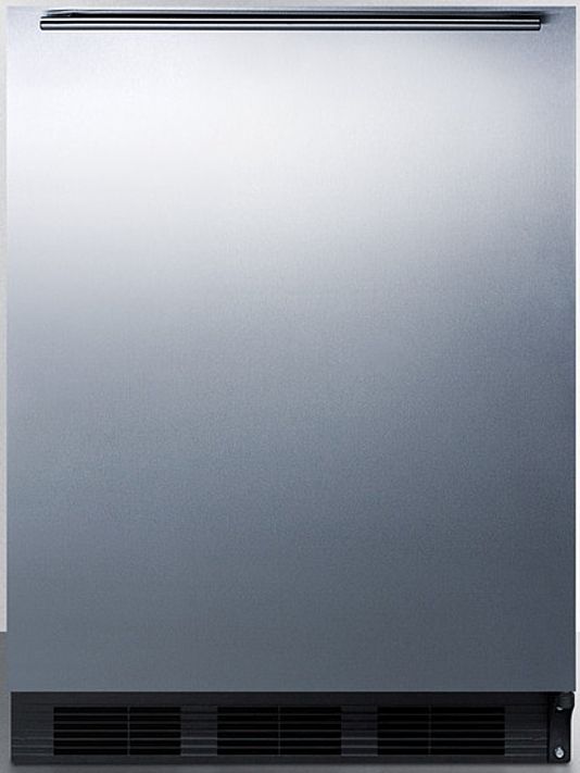 Summit® 24" 5.1 Cu. Ft. Stainless Steel Compact Refrigerator-0