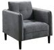 Furniture of America® Lynda Dark Gray Accent Chair-0