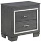 Homelegance® Allura 4-Piece Gray Queen Panel Bedroom Set-3