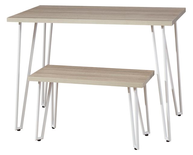 Signature Design by Ashley® Blariden Brown/White Desk with Bench-0