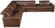 Homelegance® Sutton 7-Piece Brown Leather Power Reclining Modular Sectional with Power Headrests and Charging Ports-2