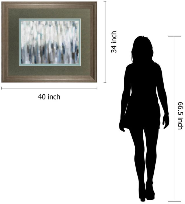 Classy Living Karen Lorena Parker Silver Rain Wall Art-2
