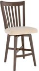Canadel® Canadel Cognac Washed Upholstered Fixed Stool-0