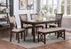 New Classic® Home Furnishings Gia Cherry 46" Dining Bench-1