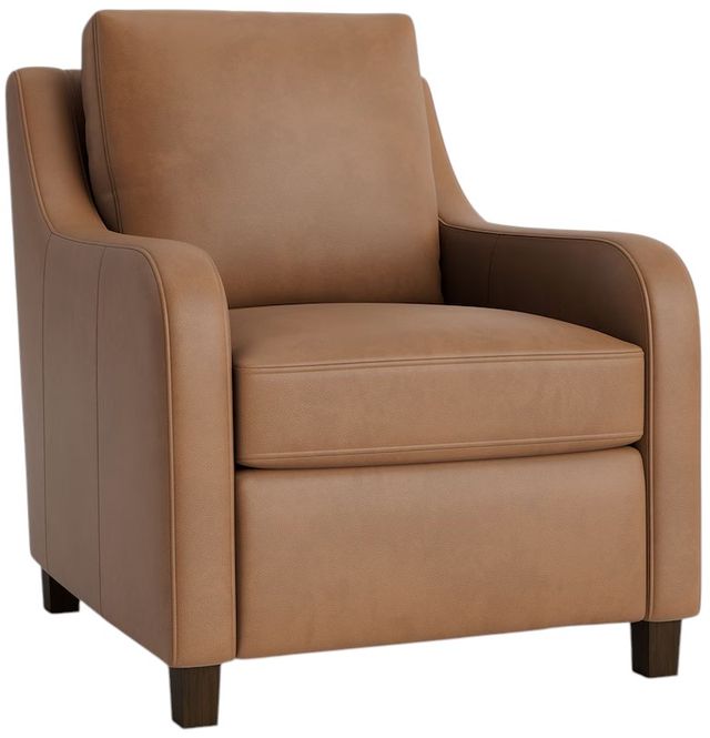 Bassett® Furniture Customizable Scarlett Slope Arm Leather Accent Chair-0