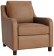 Bassett® Furniture Customizable Scarlett Slope Arm Leather Accent Chair-0