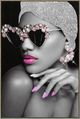 Classy Living Crystal Couture Glam Wall Art-0