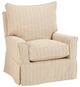Four Seasons Customizable Kylee Slipcovered Swivel Glider -0
