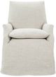Rowe® Customizable Cece Slipcovered Dining Arm Chair with Caster-2