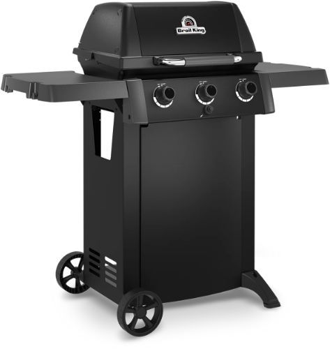 Broil King® Gem 310 Shadow 3-Burner Black Freestanding Liquid Propane Grill-2