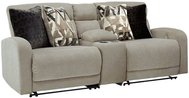 Signature Design by Ashley® Colleyville 3-Piece Stone Small Spaced Power Reclining Sectional