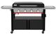 Weber® Slate® 36" 4-Burner Black Rust-Resistant Outdoor Freestanding Liquid Propane Griddle with Closed Cabinet-0