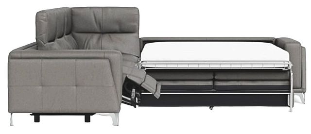 Palliser® Furniture Customizable Paolo 4-Piece Wide Right Arm Facing Power Reclining Sectional and Double Sofa Bed-1
