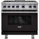 Viking® 7 Series 36" Onyx Pro Style Dual Fuel Range with Griddle-0