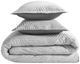 BEDGEAR® Performance® 3-Piece Racetrack/Light Gray Moisture-Wicking Queen Duvet and Sham Set-0